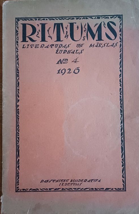 RITUMS 1926.g. Nr.4