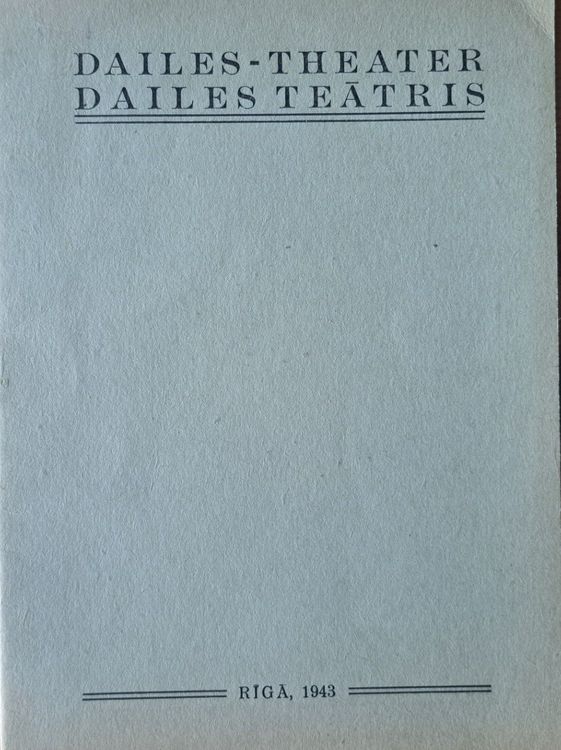 Dailes teātris Nr. 5 1942/1943