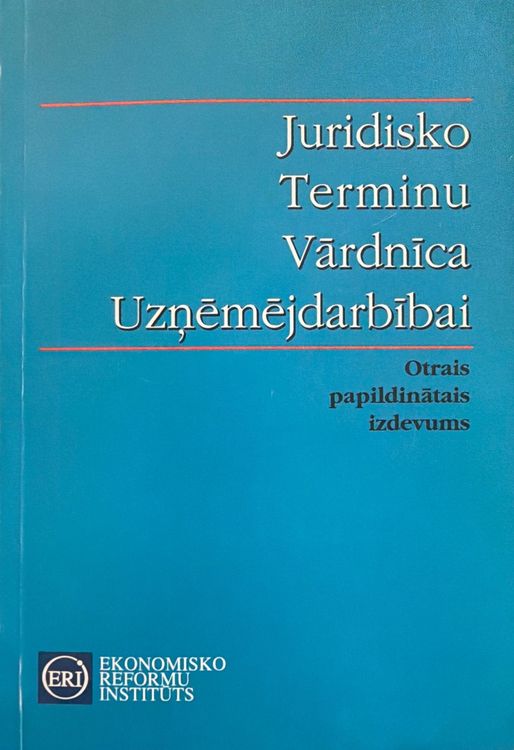 Juridisko terminu vārdnīca uzņēmējdarbībai 