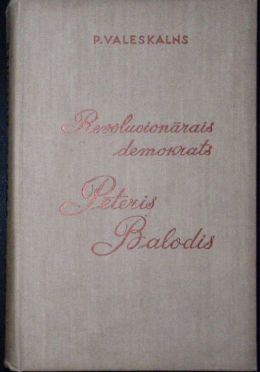 Revolucionārs demokrats Pēteris Balodis