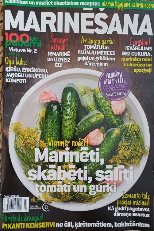 100 labi padomi / 2021.g./ MARINĒŠANA