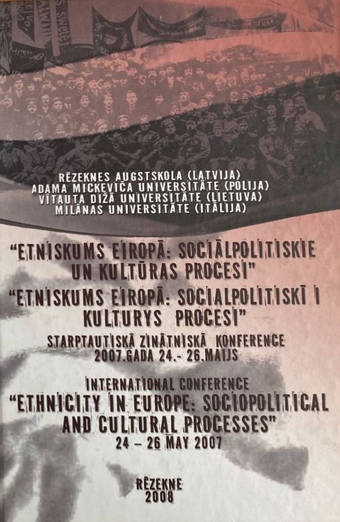 Etniskums Eiropā: sociālpolitiskie un kultūras procesi
