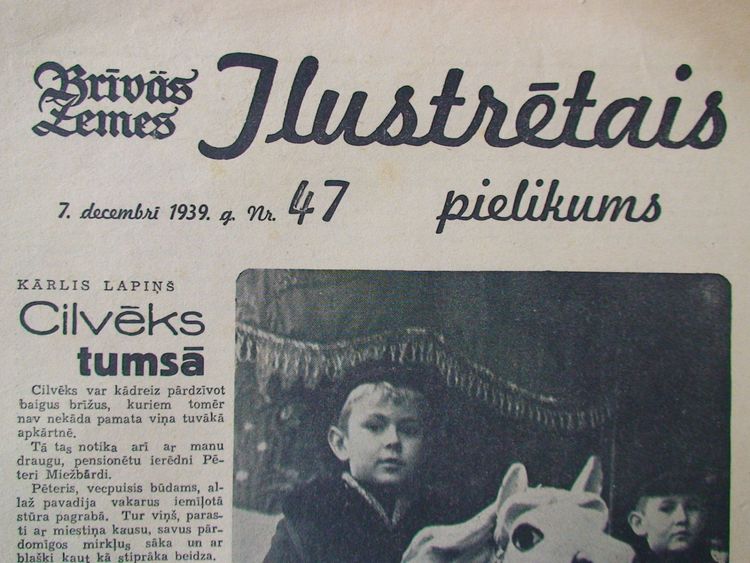 Brīvās Zemes Ilustrētais Pielikums. 1939 g. Nr.47