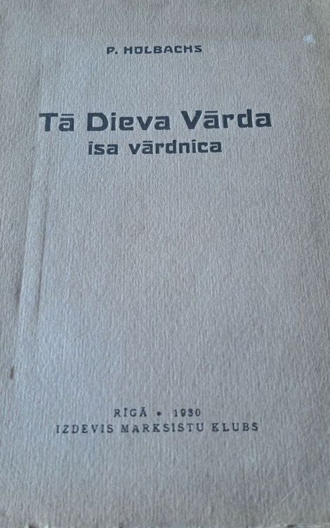 Tā Dieva Vārda īsa vārdnīca
