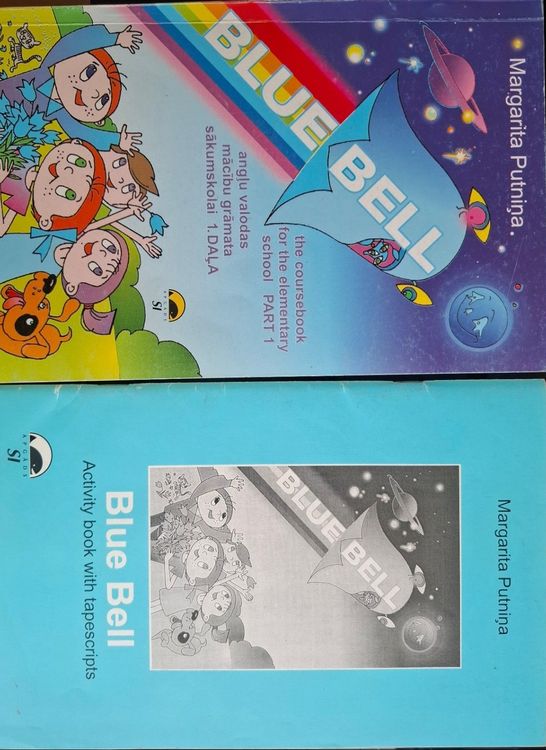 Divas Blue Bell gramatas: mācību grāmata un uzdevumu grāmata 