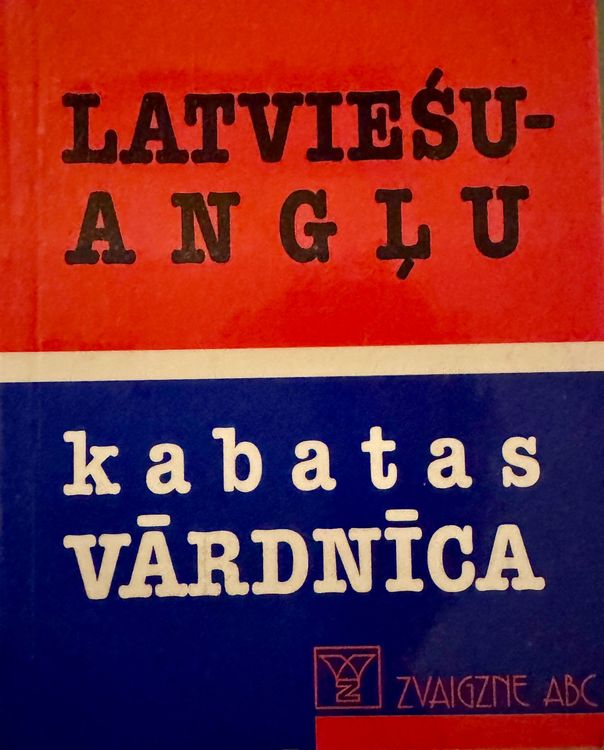 Latviešu-angļu, angļu-latviešu kabatas vārdnīca