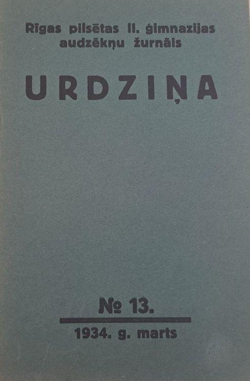 Urdziņa Nr. 13 1934