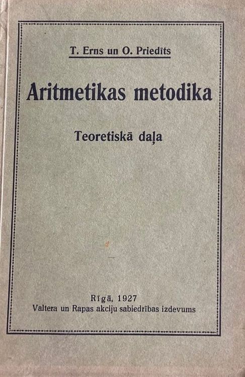 Aritmētikas metodika 