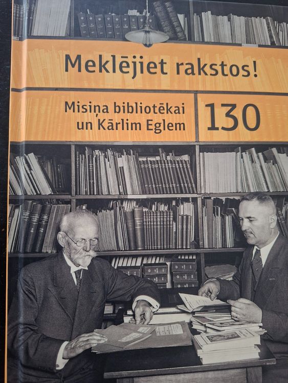 Misiņa bibliotēkai un Kārlim Eglem 130