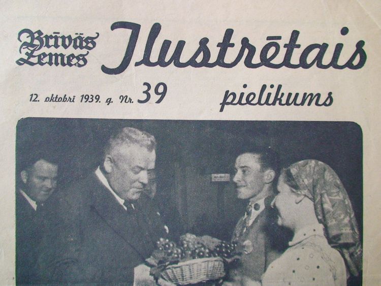 Brīvās Zemes Ilustrētais Pielikums. 1939 g. Nr.39