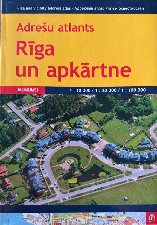 Adrešu atlants Rīga un apkārtne