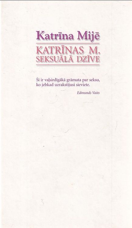 Katrīnas M. seksuālā dzīve