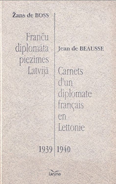 Franču diplomāta piezīmes Latvijā