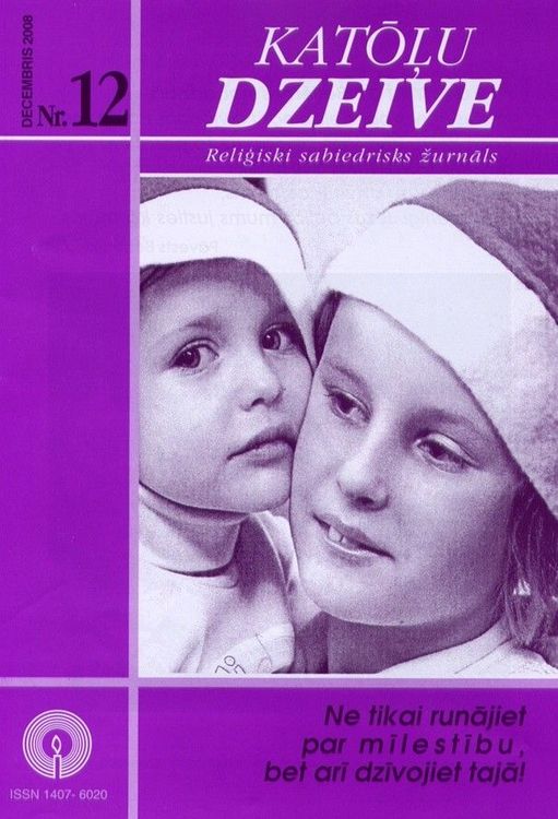 Katōļu Dzeive 2008 Nr. 12