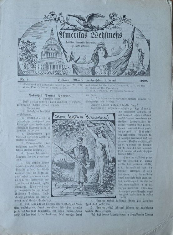 Amerikas vēstnesis Nr. 4 1920