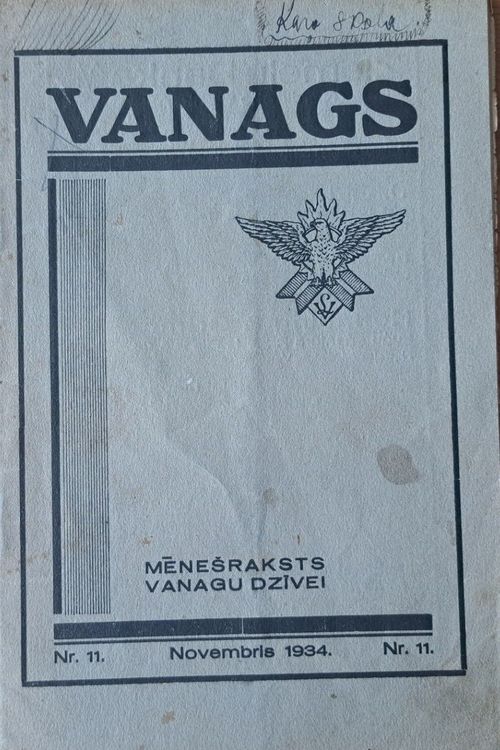 Vanags 11/1934
