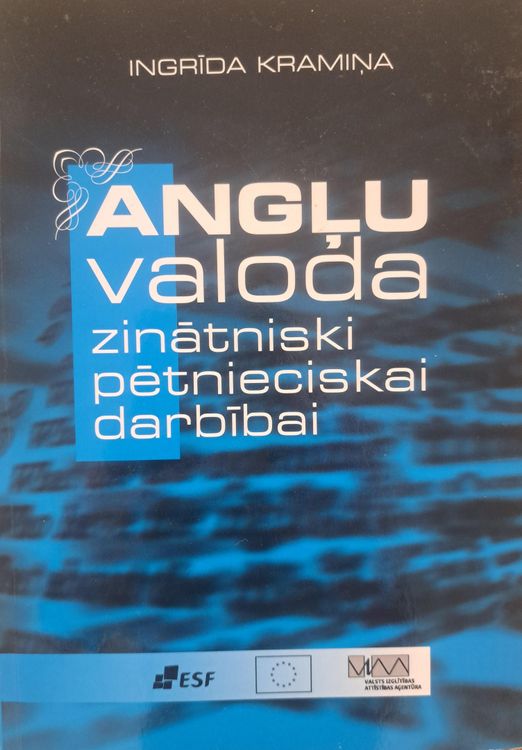Angļu valoda zinātniski pētnieciskai darbībai