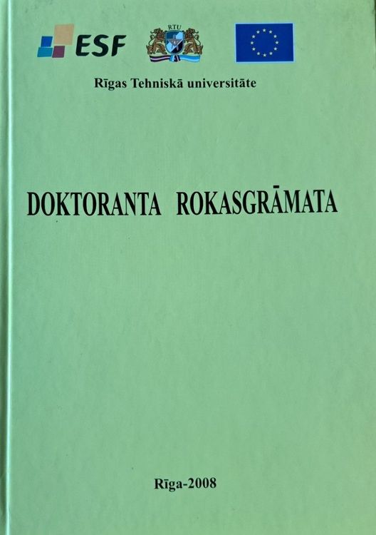 RTU Doktoranta rokasgrāmata