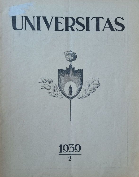 Universitas 2/1939