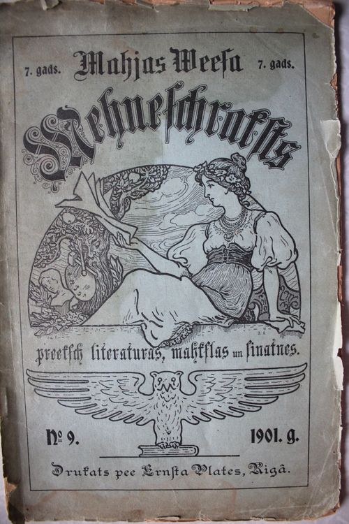 Mājas  Wiesa Mēnešraksts.   1901 g. Nr. 9.