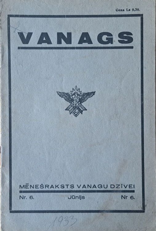 Vanags 6/1933
