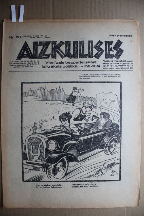 Aizkulises. 1932 g. Nr.  28