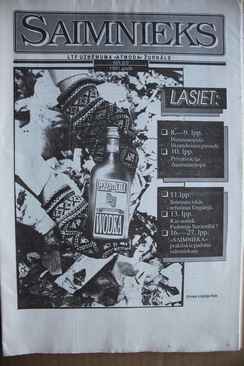 Saimnieks. 1991g. Nr.8/9.
