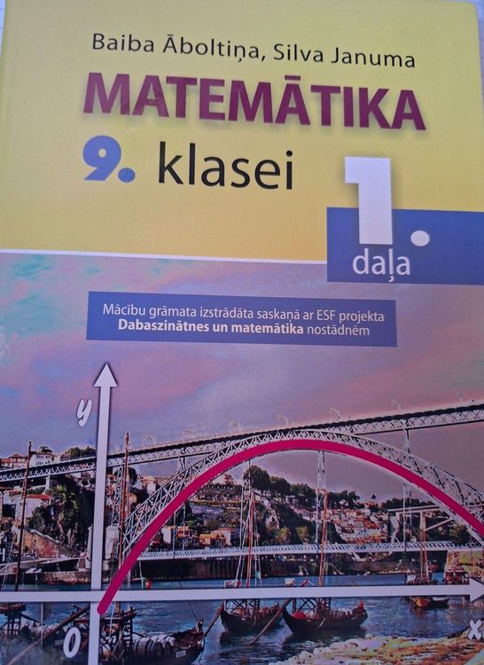 Matemātika 9.klasei 1.daļa