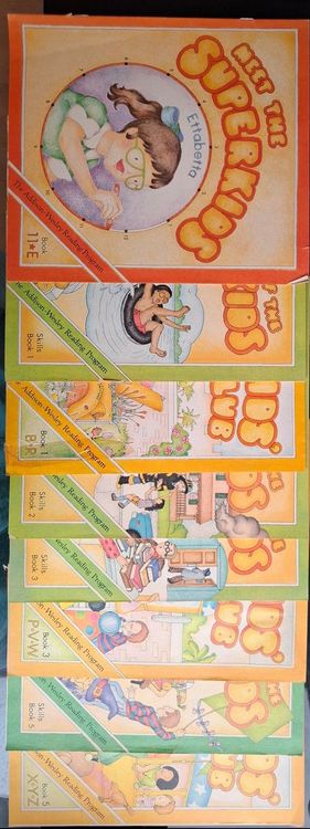 Astoņas Superkids grāmatas 