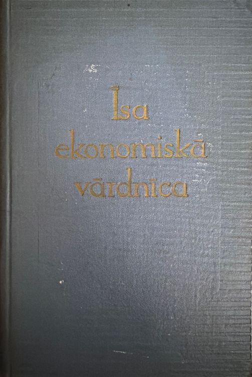 Īsa ekonomiskā vārdnīca