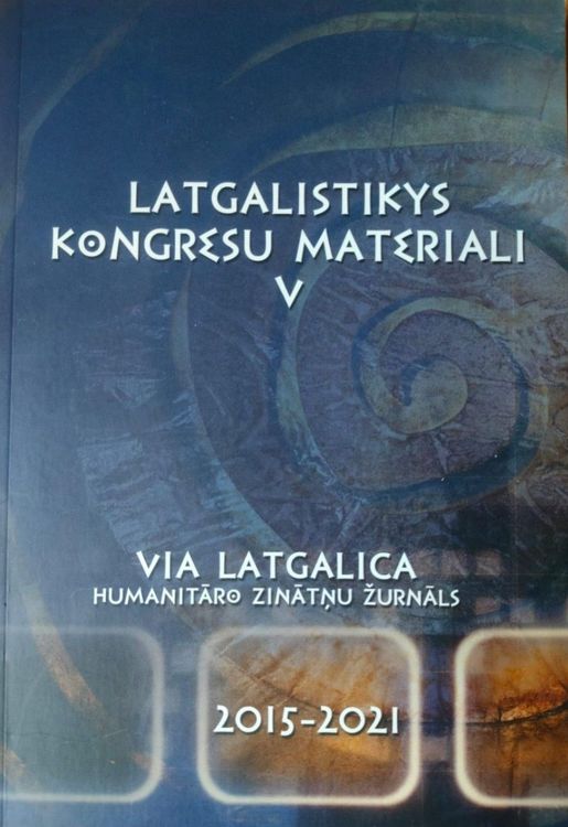 Latgalistikys kongresu materiali V