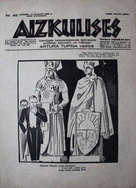 Aizkulises.  1933 g. Nr.  49