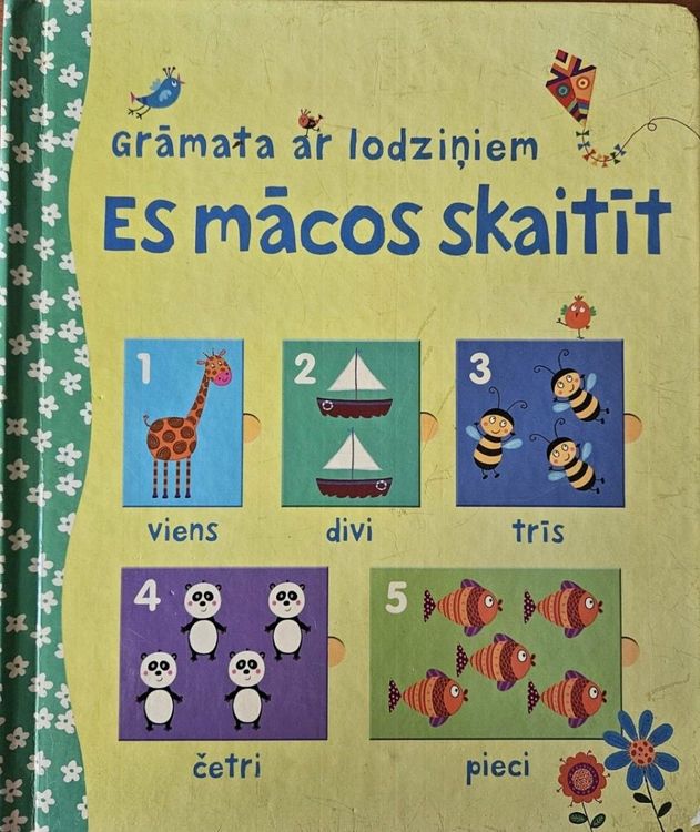 Grāmata ar lodziņiem. Es mācos skaitīt