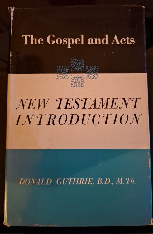 The Gospels And Acts New Testament Introduction