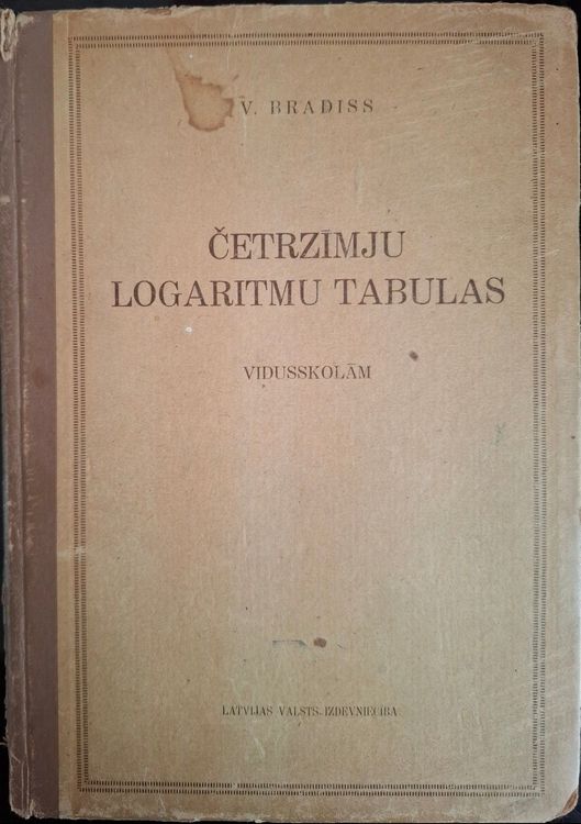 Četrzīmju logaritmu tabulas