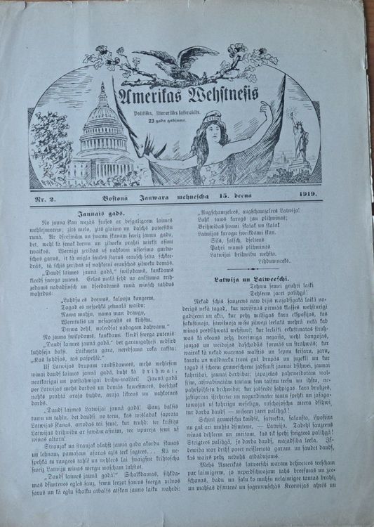 Amerikas vēstnesis Nr. 2 1919