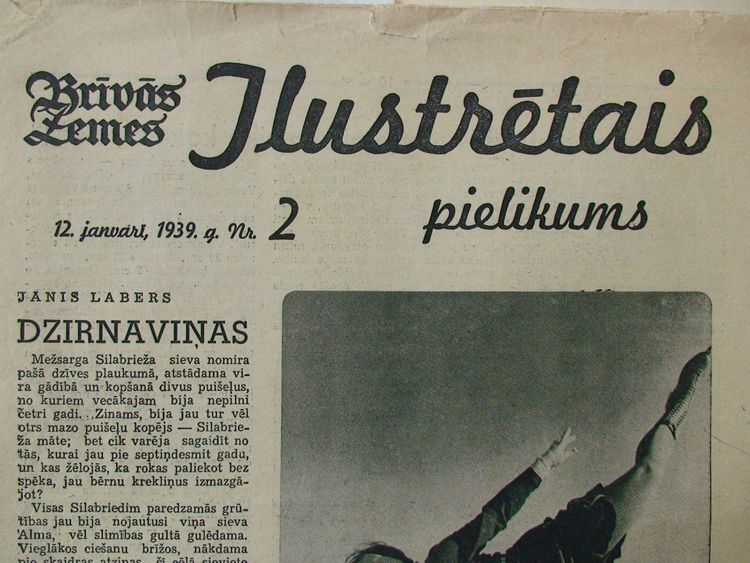 Brīvās Zemes Ilustrētais Pielikums. 1939 g. Nr. 2