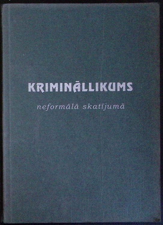 Krimināllikums neformālā skatījumā