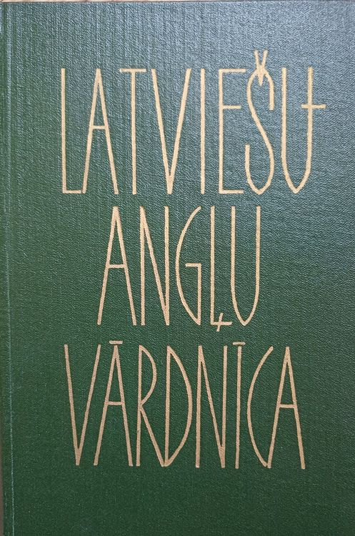 Latviešu-angļu vārdnīca
