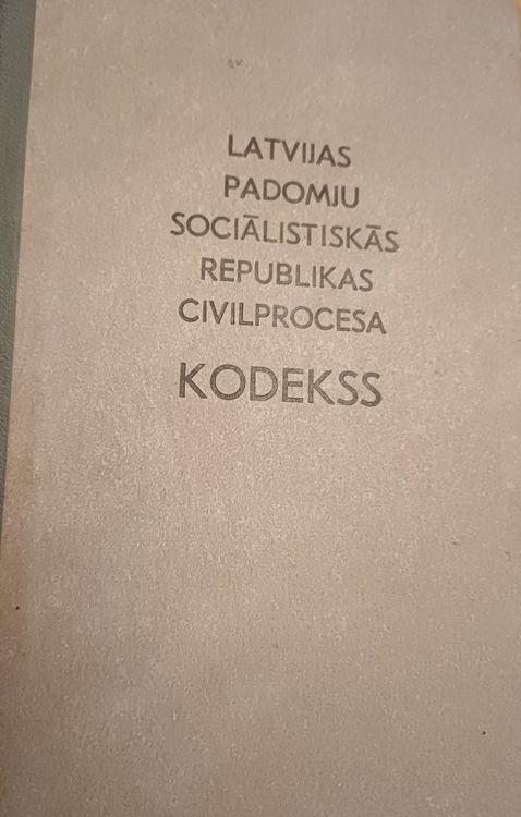 LPSR civilprocesa kodekss
