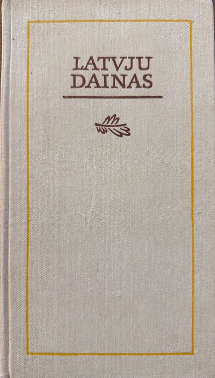 Latvju dainas. Izlase