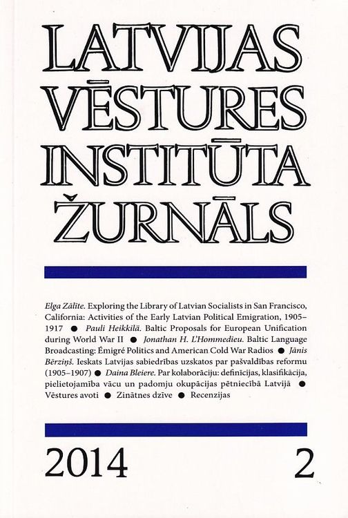 Latvijas vēstures institūta žurnāls 2014/2