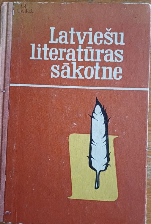 Latviešu literatūras sākotne