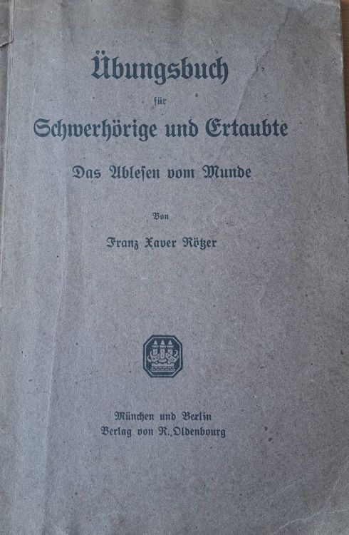 Übungsbuch für Schwerhörige und Ertaubte