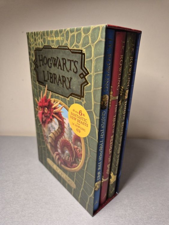 Harry Potter Hogwarts Library box set: 3 grāmatas