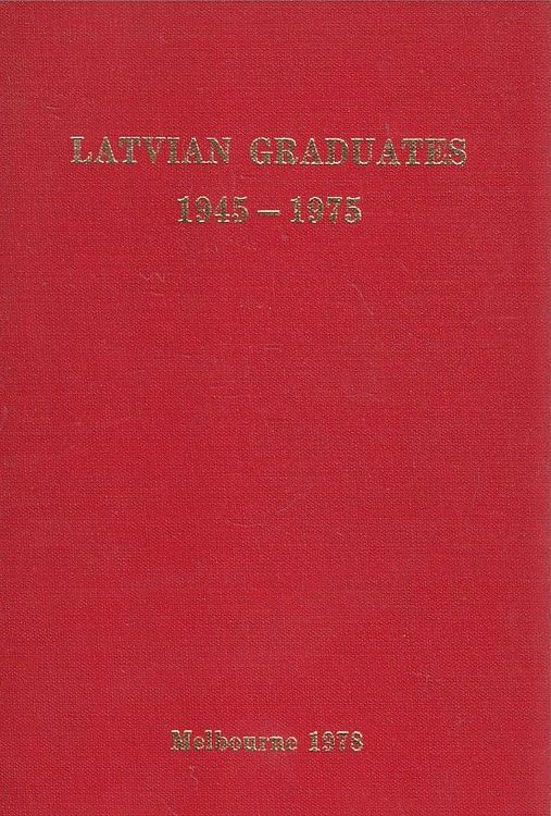 Latvian graduates 1945-1975