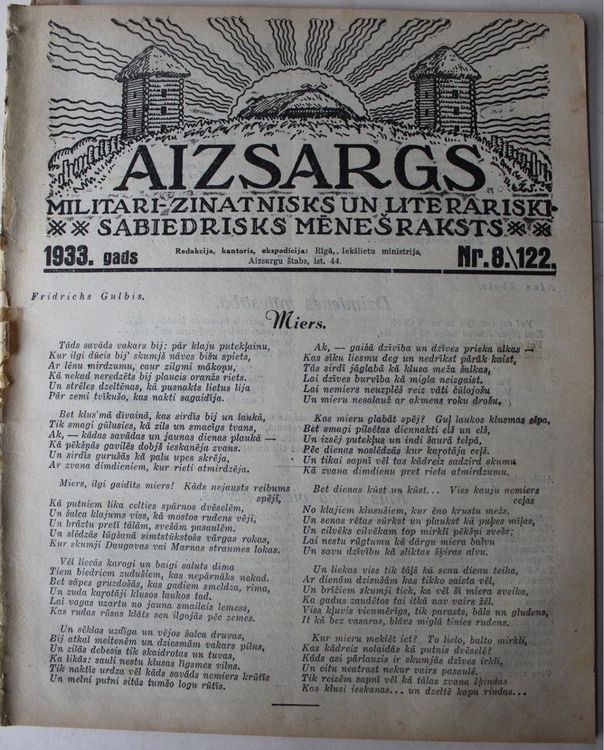 Aizsargs. 1933 g. Nr.8