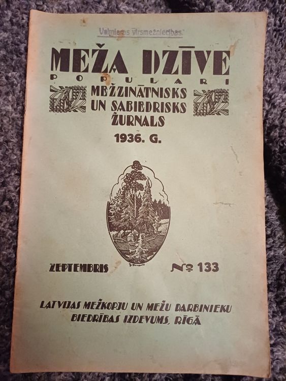 MEŽA DZĪVE 1936.g.zeptembris