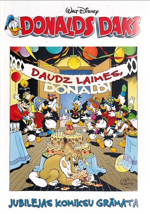 Donalds Daks - Daudz Laimes, Donald! 70 (Jubilejas Komiksu Grāmata)