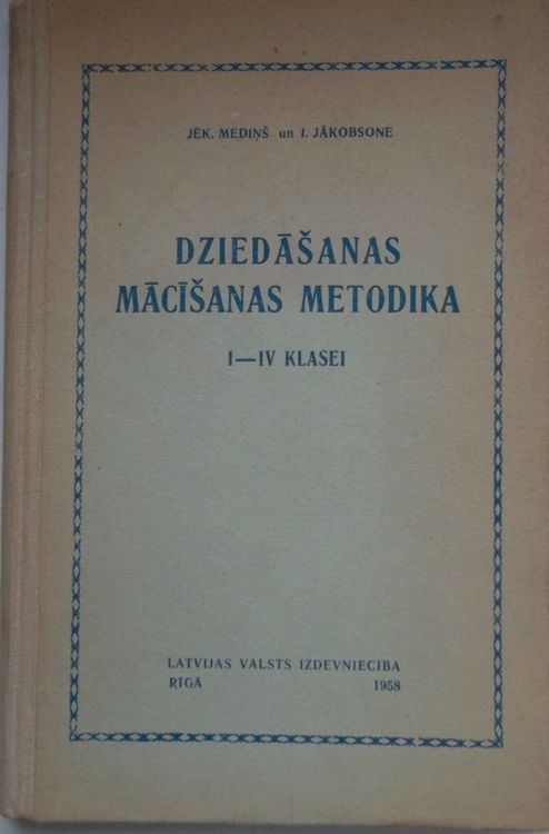 Dziedāšanas mācīšanas metodika 1.-4.klasei
